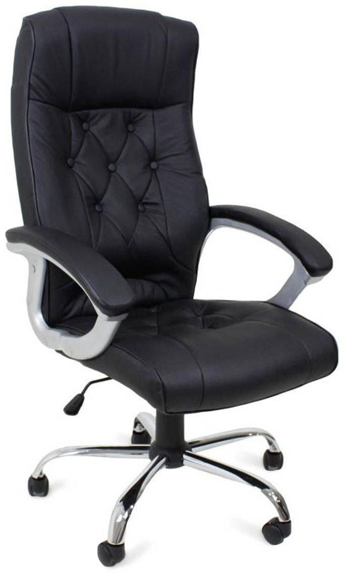 Офисное кресло Deco BX-3707 Black Leather