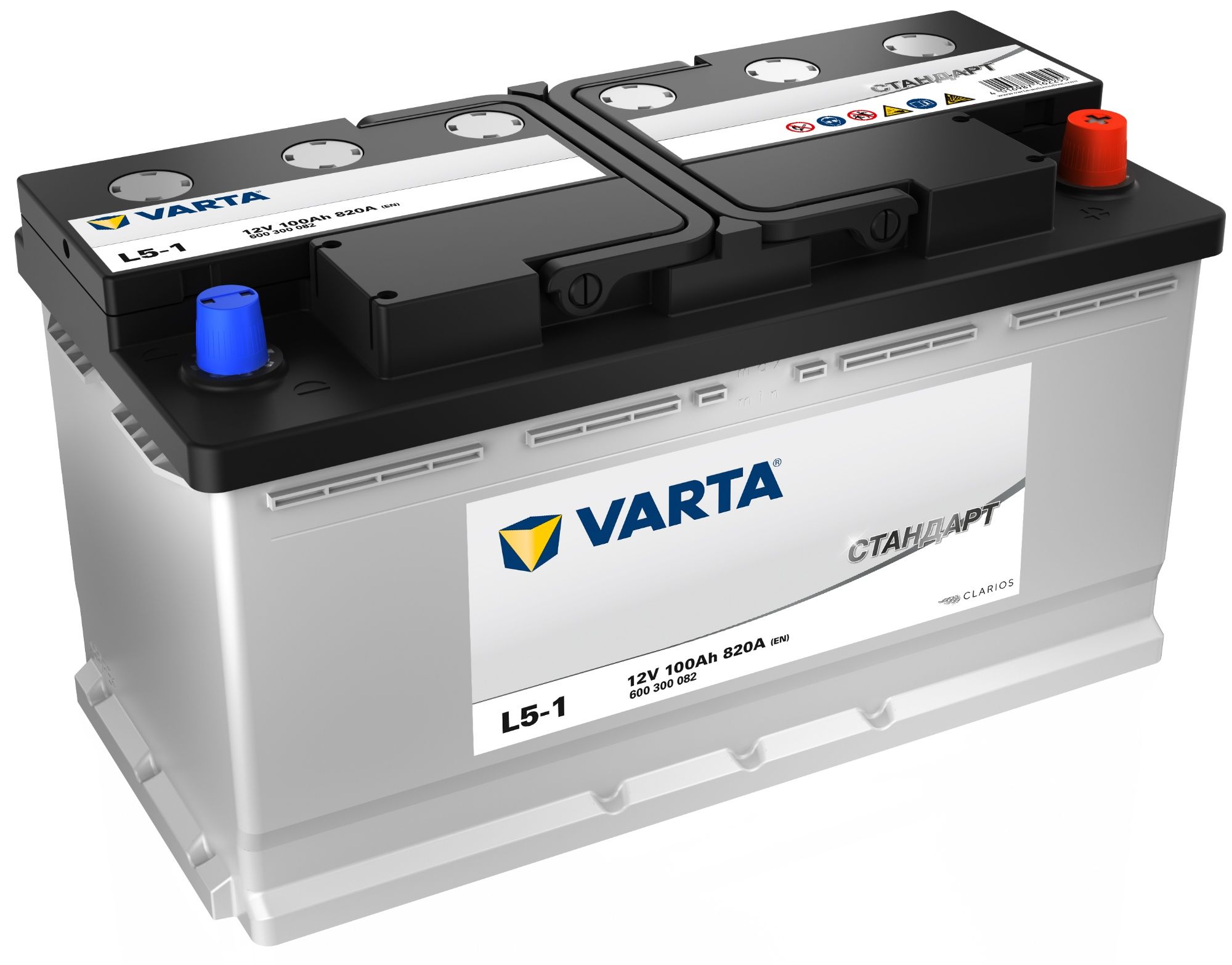 Аккумулятор Varta Standart 6СТ-100.0 VL L5-1 (600 300 082)