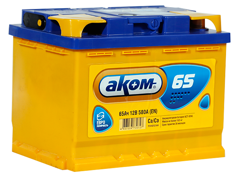 Baterie auto Akom 6СТ-65L VL