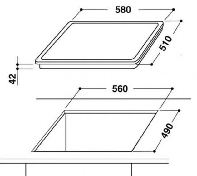 Газовая панель Whirlpool AKM 268 IX