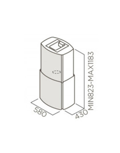 Вытяжка Elica Chrome EDS IX/A/58