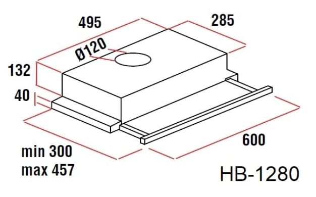 Вытяжка Hausberg HB-1280