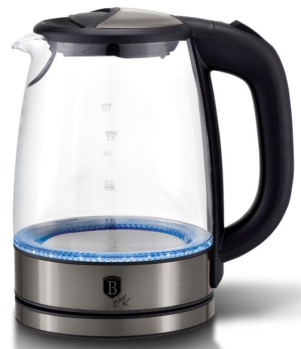 Fierbator de apa Berlinger Haus Black Silver 1.7L (BH-9116)