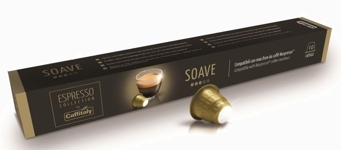 Capsule pentru aparatele de cafea Caffitaly System Nespresso Soave