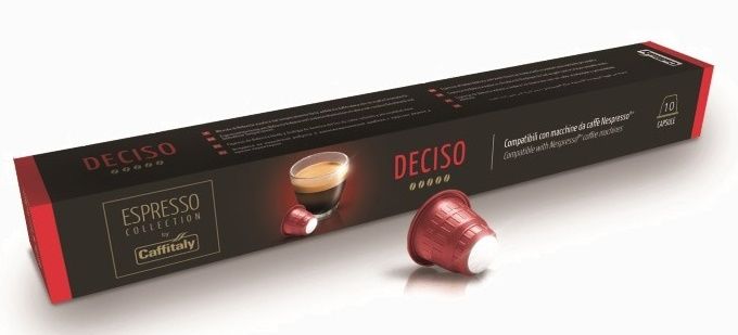 Capsule pentru aparatele de cafea Caffitaly System Nespresso Deciso