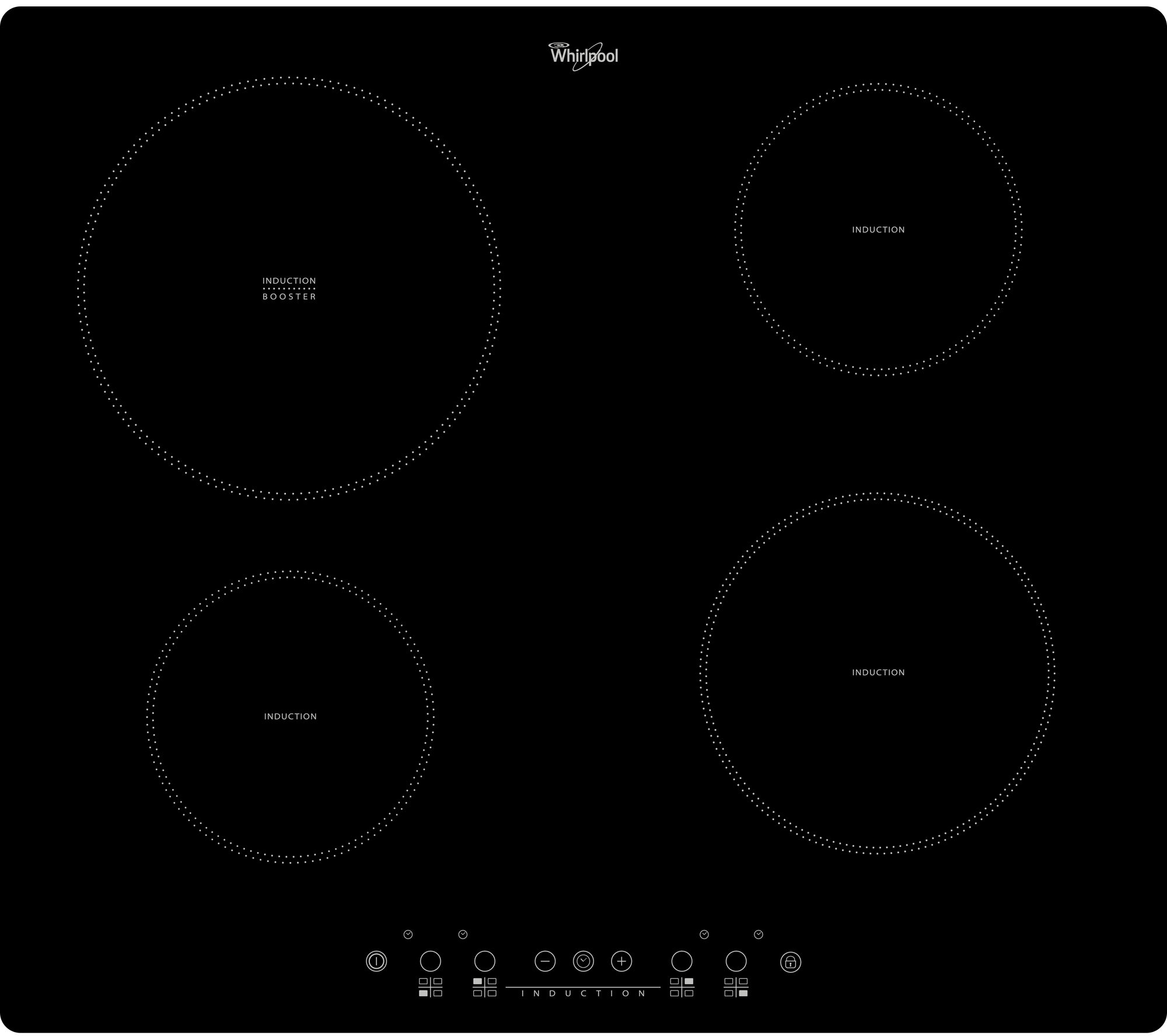 Индукционная панель Whirlpool ACM 756 NE