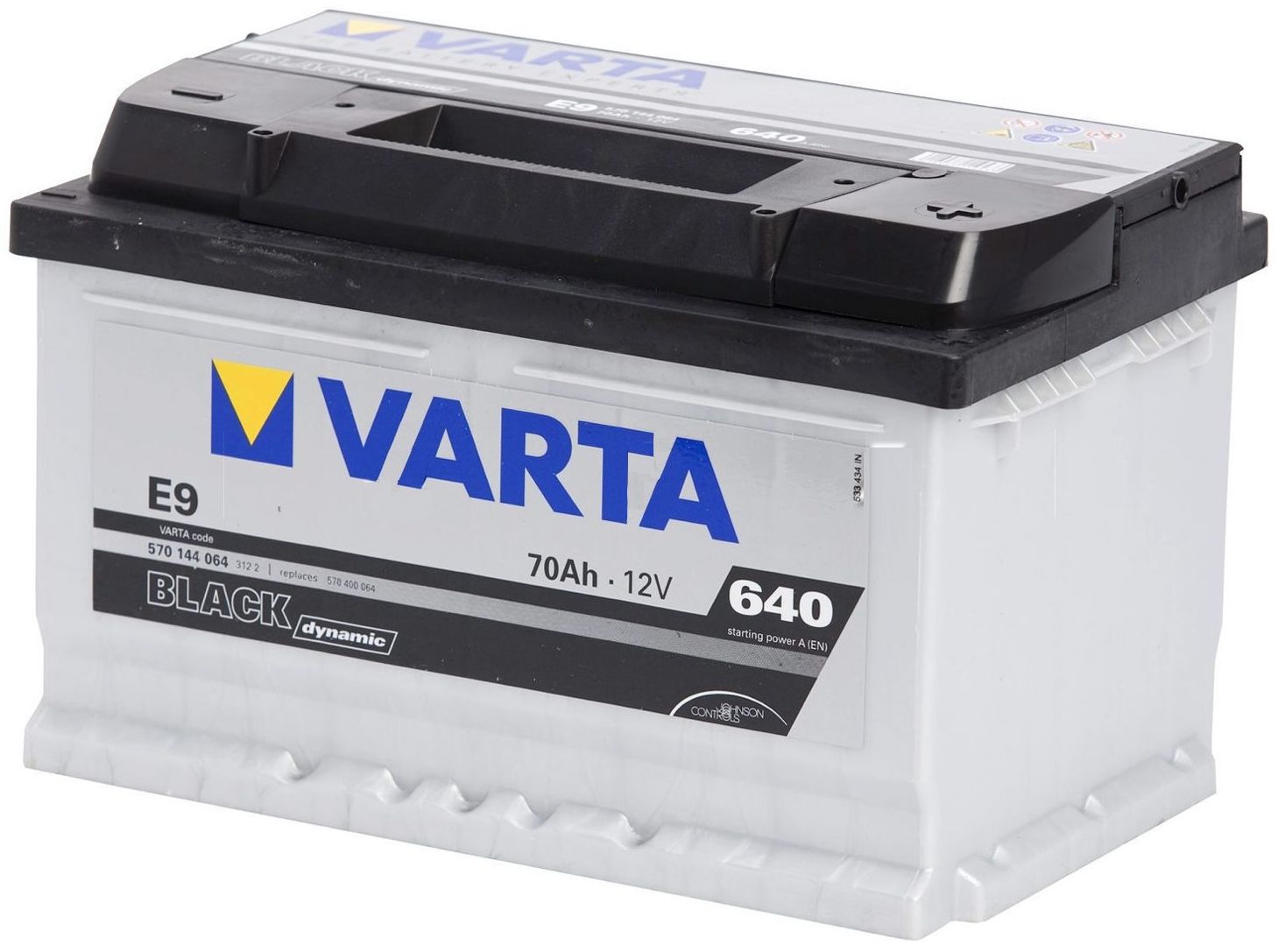 Аккумулятор Varta Black Dynamic E9 (570 144 064)