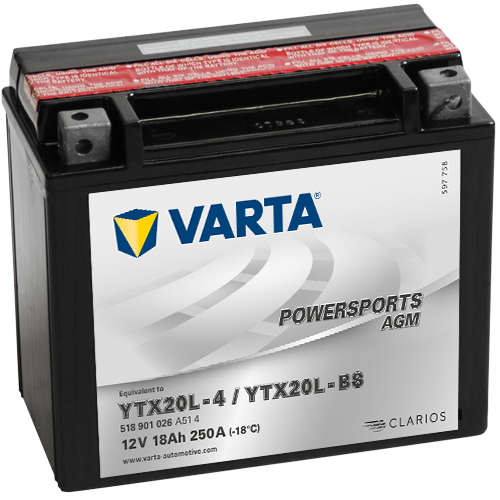 Baterie auto Varta Powersports AGM (518 901 026)