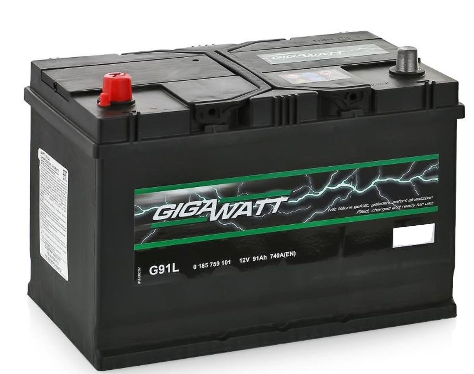 Аккумулятор GigaWatt 91Ah (591 401 074)