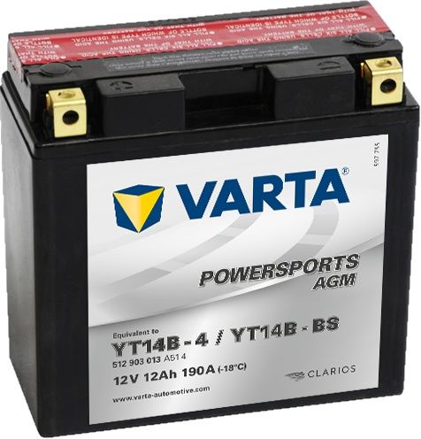 Аккумулятор Varta Powersports AGM (512 903 013)