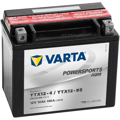 Baterie auto Varta Powersports AGM (510 012 009)