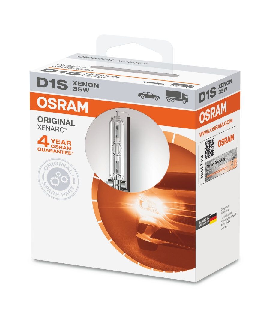 Автомобильная лампа Osram 66140 D1S 35W (PK32D-2)