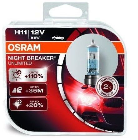 Автомобильная лампа Osram H11 12V 55W (64211 NBU)