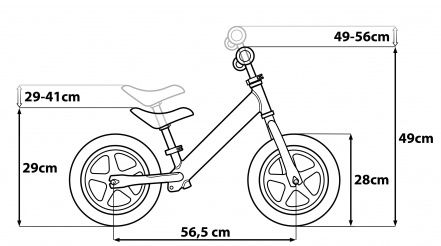 Bicicleta fără pedale Seven Star Wars (9905)