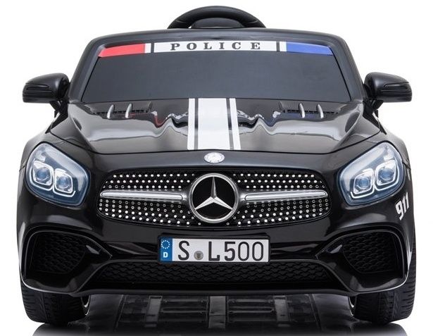 Mașinuța electrica Toyland Mercedes SL500 Police Black (053092)