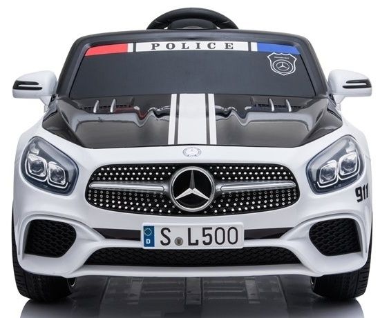 Mașinuța electrica Toyland Mercedes SL500 Police White (053091)