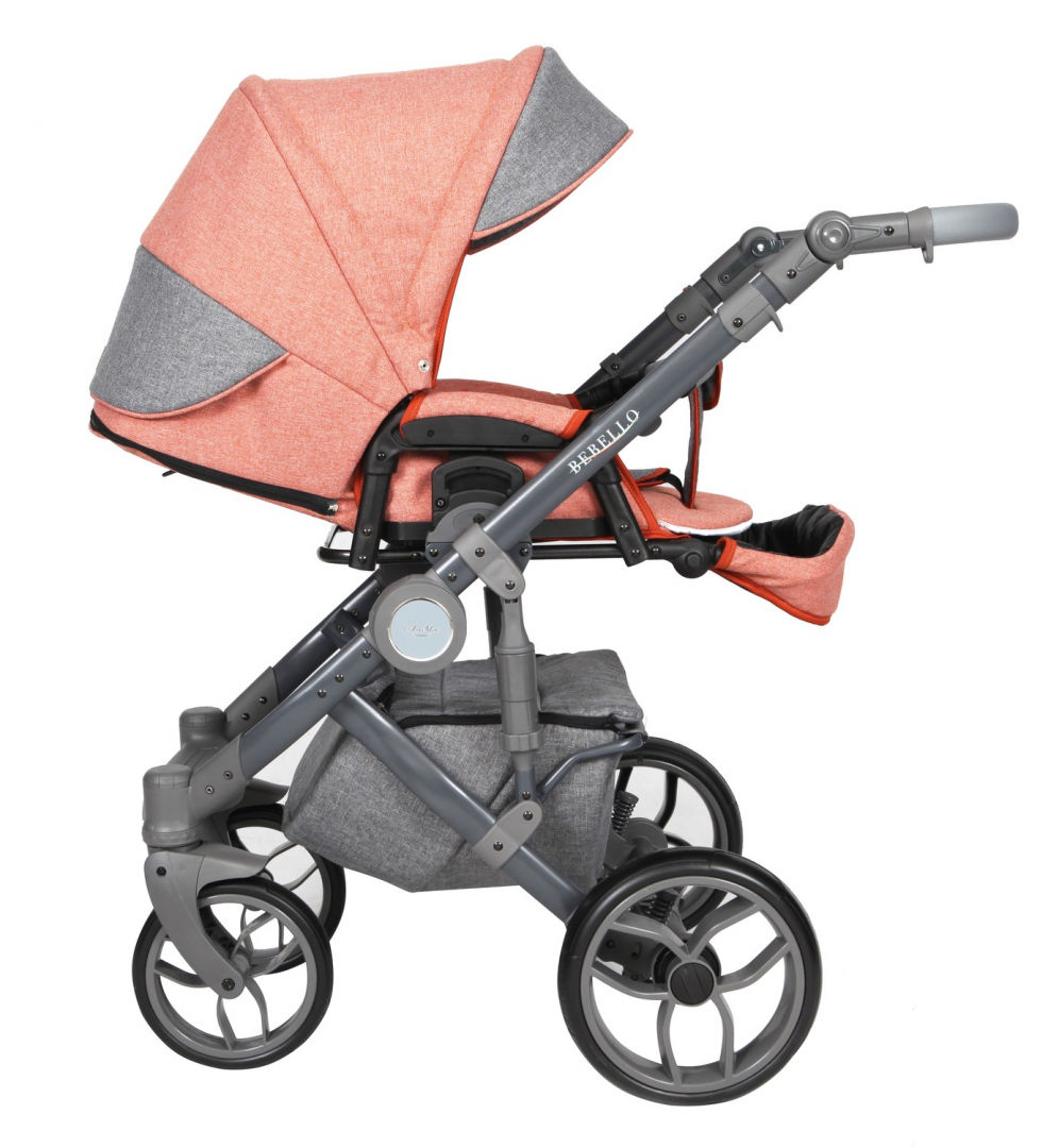 Коляска Baby Merc Bebello 2in1 B/168A Gray\Blue