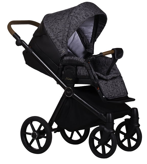 Коляска Baby Merc Mango 2in1 M/198 Gray\Black