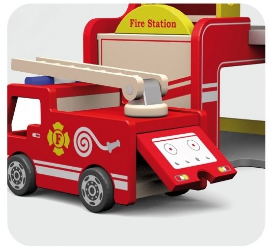 Set jucării Viga Fire Station with Accessories (50828)