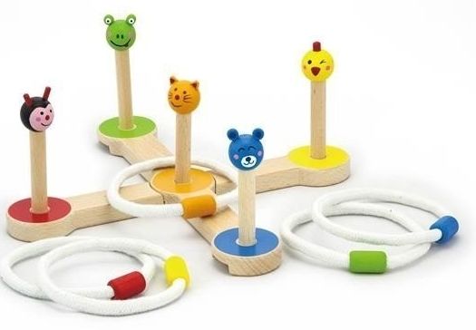 Set jucării Viga Ring Toss - Animals (50174)