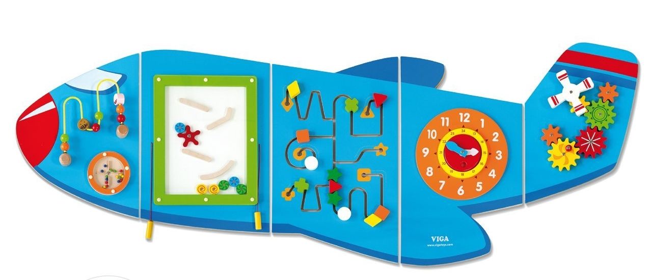 Joc educativ Viga Wall Toy - Airplane (50673)