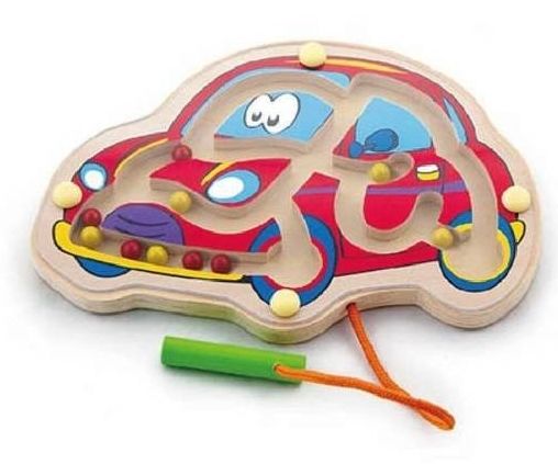 Joc educativ Viga Magnetic Bead Trace - Car (50163)