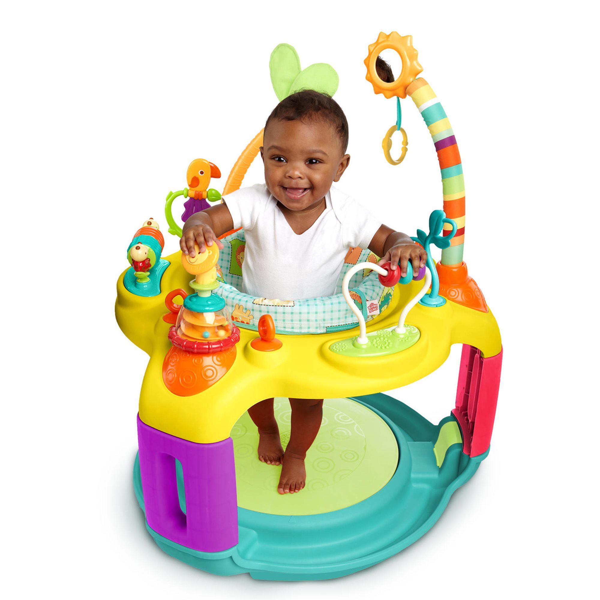 Centru de activitați Bright Starts Springin’ Safari Bounce-A-Round