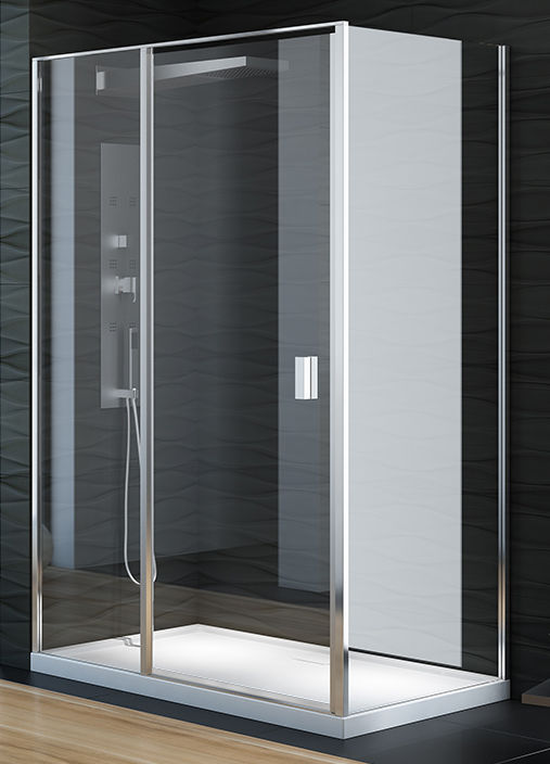 Cabină de duș New Trendy Perfecta EXK-1168/EXK-1189 90x90x200 Hinged (04437)