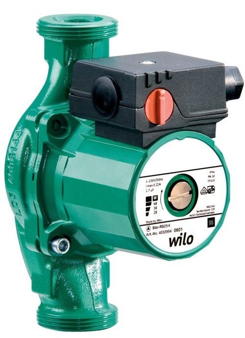 Насос для системы отопления Wilo 4525865 (RS25/6 130 mm)