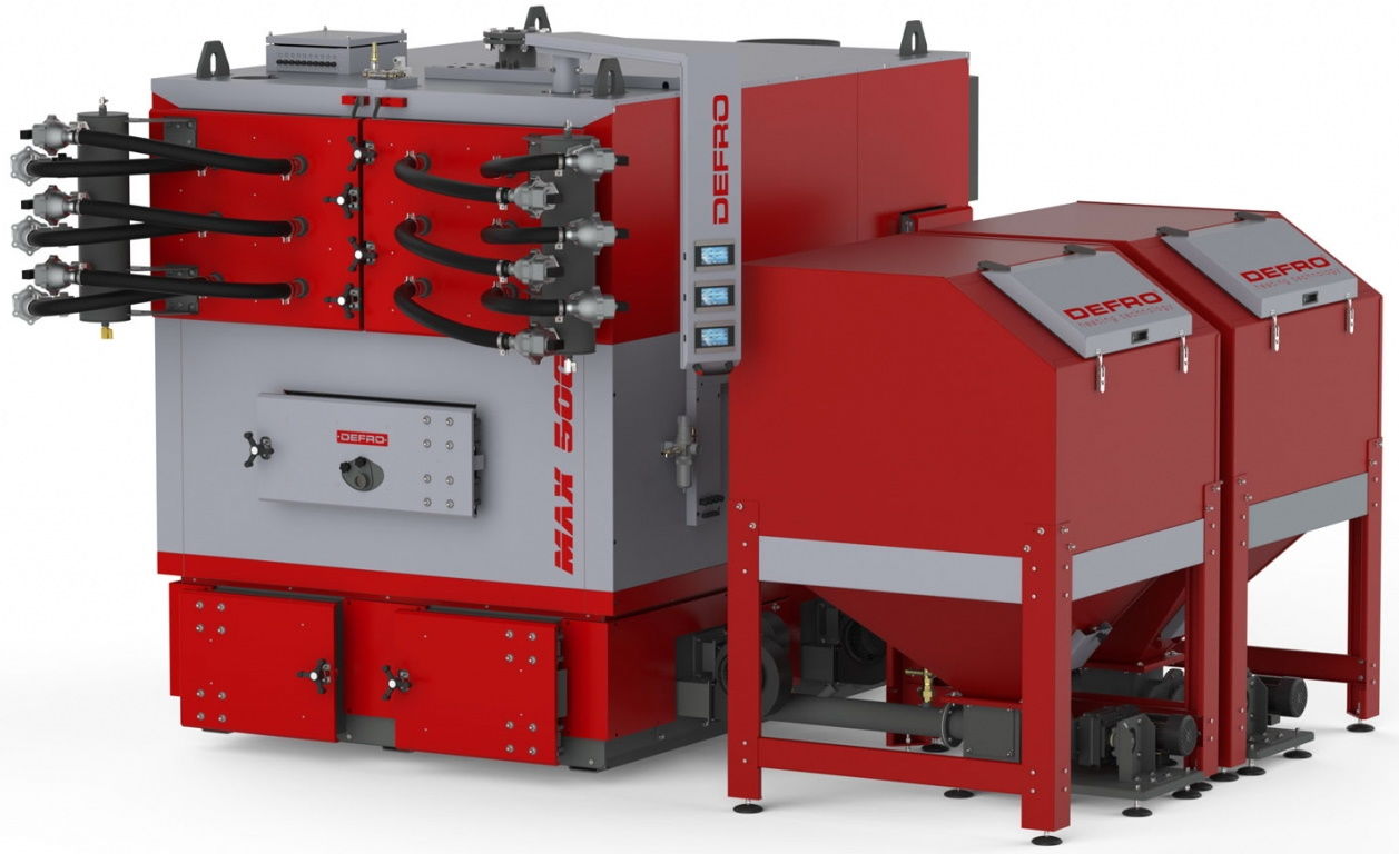 Cazan combustibil solid Defro Ekopell Max 700 kW (no water grate)