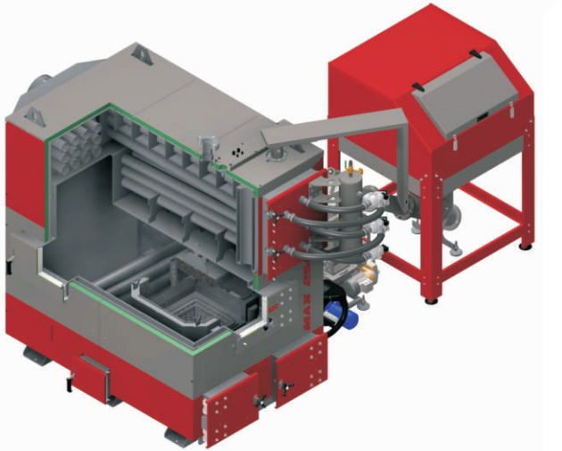 Cazan combustibil solid Defro Ekopell Max 75 kW (no water grate)