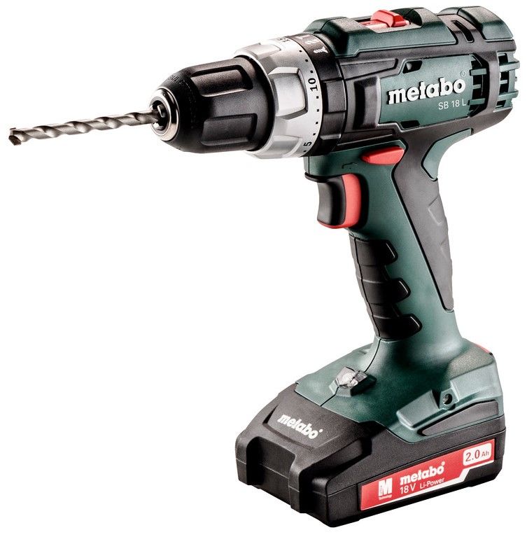 Дрель Metabo SB 18 L 2x2.0Ah +Case (602317500)