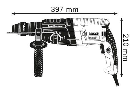 Ciocan rotopercutor Bosch GBH 2-24 DFR (0611273000)