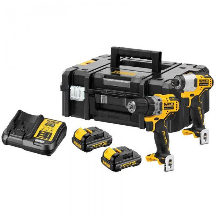 Набор DeWalt DCK2110L2T (DCD701+DCF801)