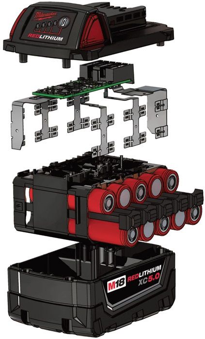 Acumulator pentru scule electrice Milwaukee M18B (18903)