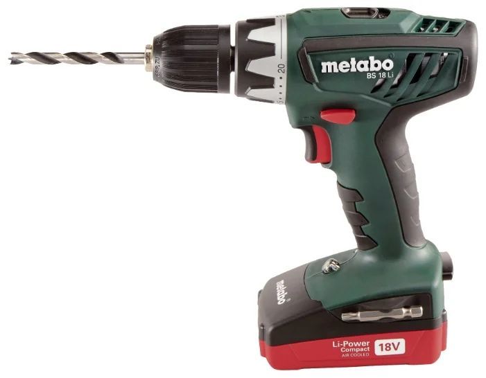 Шуруповерт Metabo BS 18 2x2.0Ah (602207560)