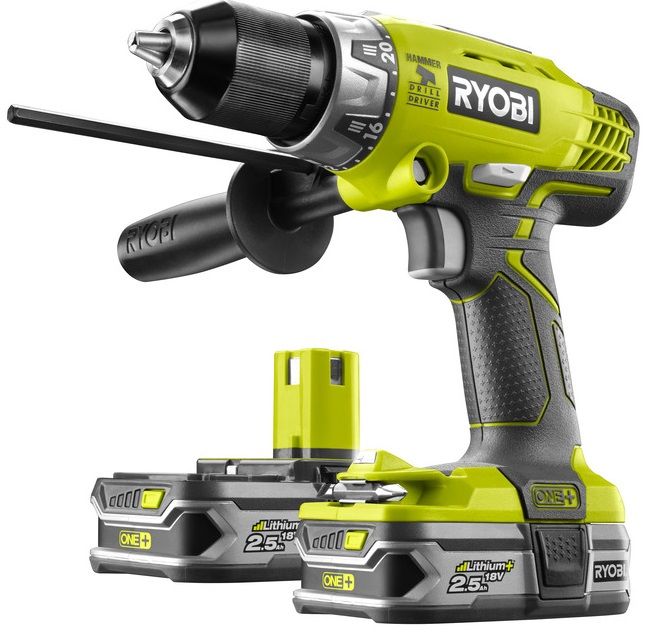 Шуруповерт Ryobi R18PD-LL26S