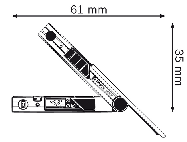 Угломер Bosch GAM 220 MF (B0601076600)