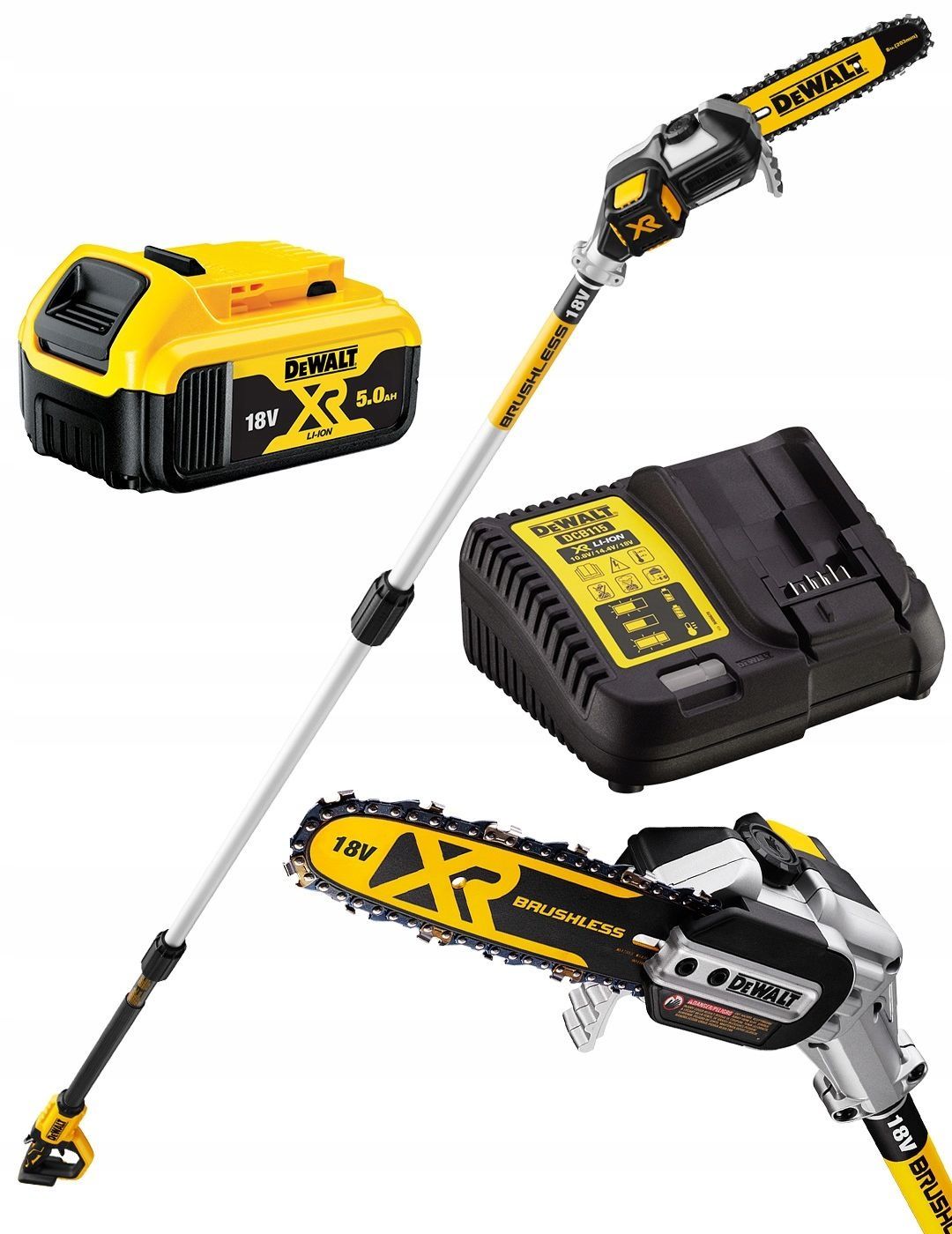 Ferăstrău cu lanţ cu acumulator DeWalt DCMPS567P1