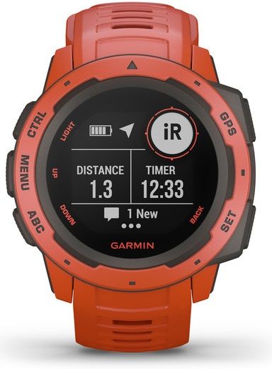 Смарт-часы Garmin Instinct Flame Red