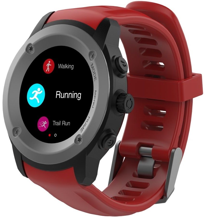 Smartwatch Maxcom FitGo FW17 Power Titanium/Red